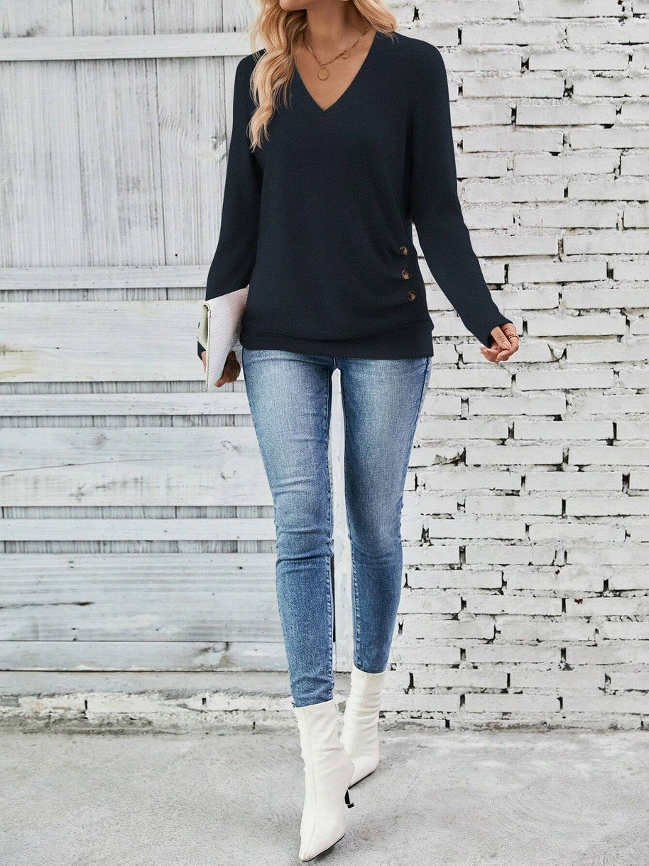 WW | V-Ausschnitt Pullover