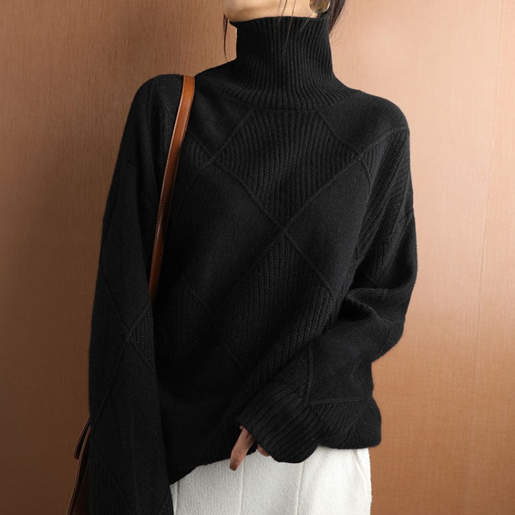 W&W Mode | Eleganter Rollkragenpullover
