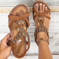 WW | Boho Flache Sandalen
