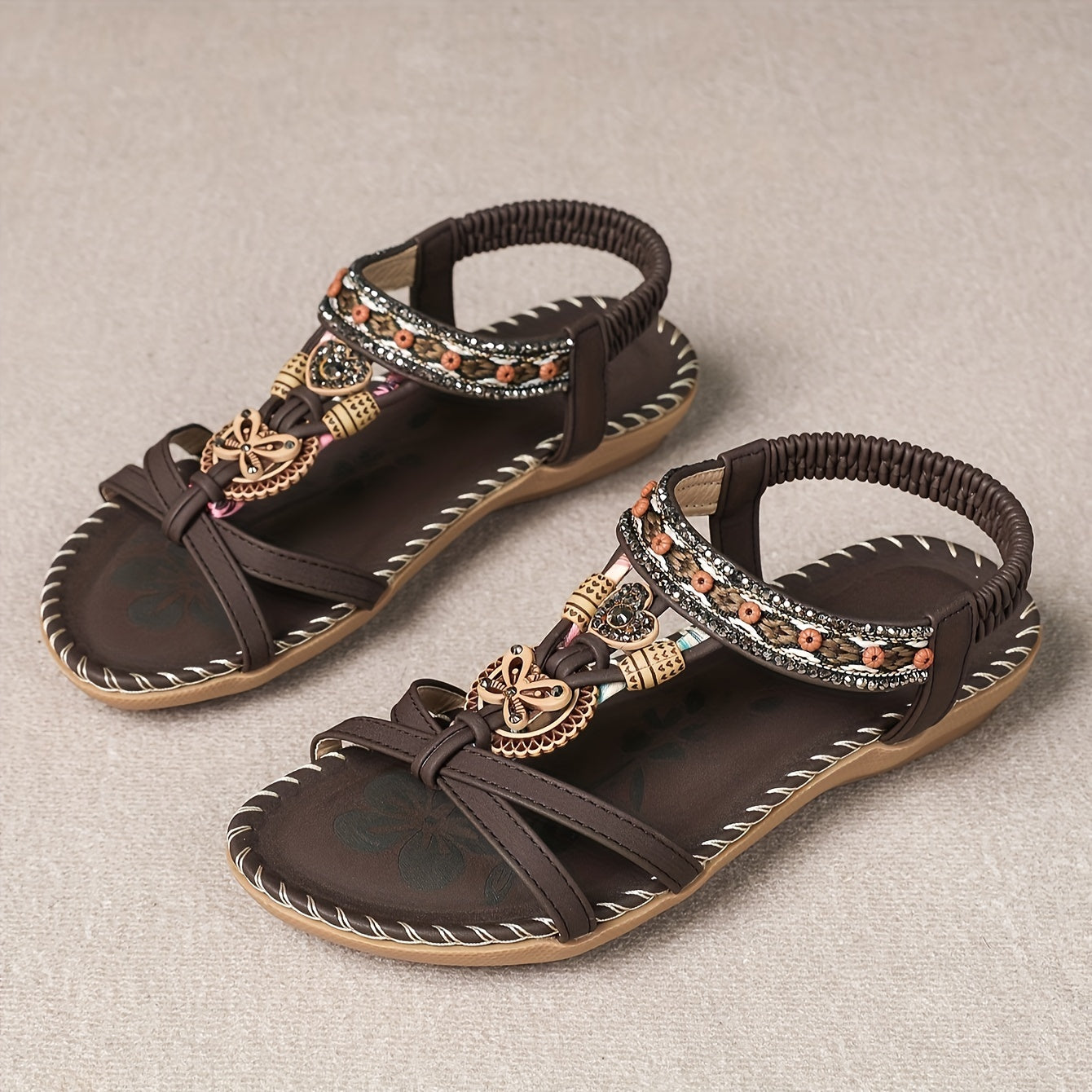 WW | Boho Flache Sandalen