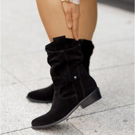 WW | Wildleder Stiefeletten für Damen - stylisch & bequem
