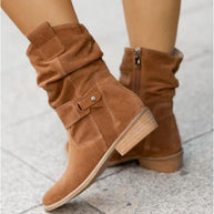 WW | Wildleder Stiefeletten für Damen - stylisch & bequem