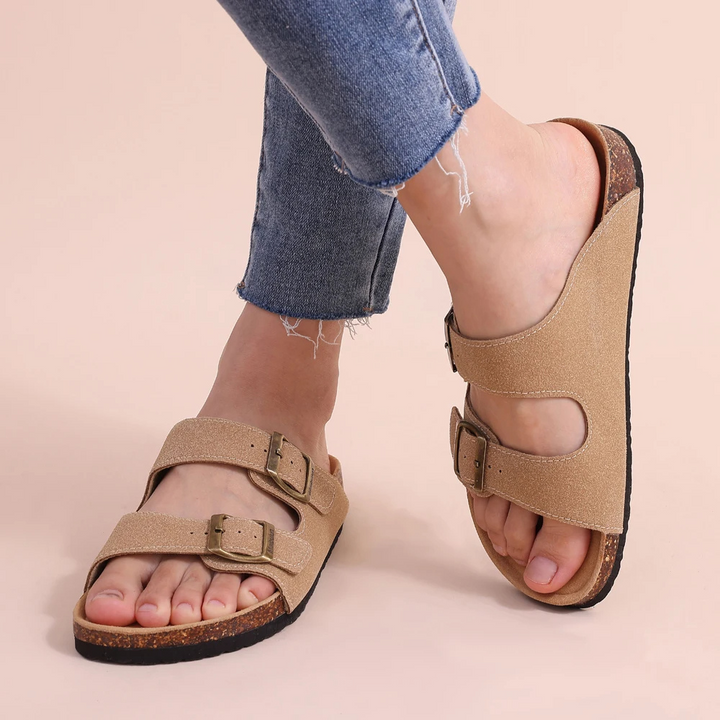 W&W Mode - Orthopädische Sandalen mit Kork-Fußbett