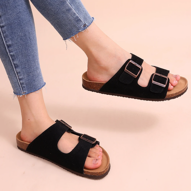 WW | Orthopädische Sandalen Mit Korkfußbett