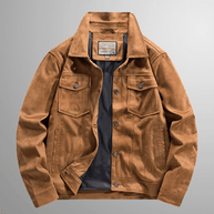 WW | Jack Herren Wildlederjacke Warme & Stilvolle Oberbekleidung Perfekt Für Den Herbst