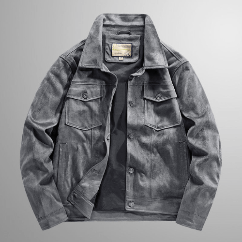 W&W Mode | Jack Herren Wildlederjacke Warme & Stilvolle Oberbekleidung Perfekt Für Den Herbst