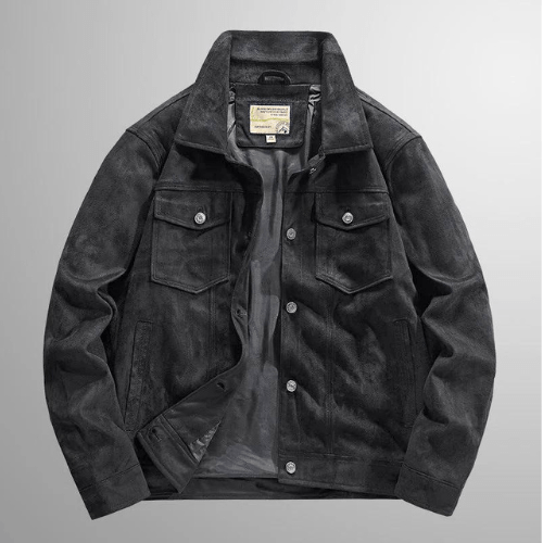 W&W Mode | Jack Herren Wildlederjacke Warme & Stilvolle Oberbekleidung Perfekt Für Den Herbst