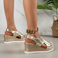 WW | Orthopädische Glänzende Sandalen