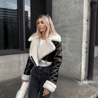 WW Lederjacke | Stilvoller Look für die kalten Tage mit Pelzbesatz