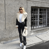 WW Lederjacke | Stilvoller Look für die kalten Tage mit Pelzbesatz