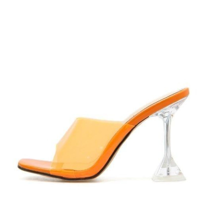 WW | Kristall Pantoletten High Heels
