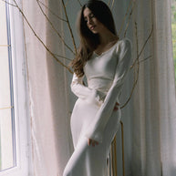 WW | Leichte Maxikleid mit Romantischem Schnitt