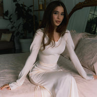 WW | Leichte Maxikleid mit Romantischem Schnitt