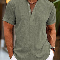 WW | Hochwertiges, Bequemes Herren Poloshirt Mit V-Ausschnitt