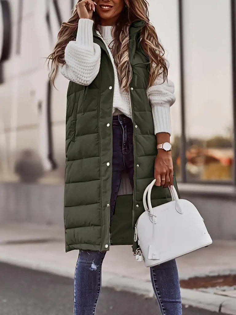 WW | Langer Bodywarmer Weste Für Damen