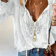 WW | Bluse Mit Spitzendetails