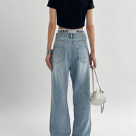 WW Damenjeans mit zerrissenen