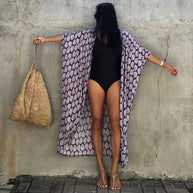 WW | Glamouröse Sonnenschutz Resort Strandkleid Cover Up