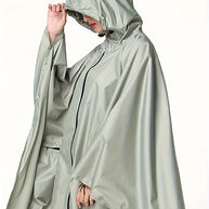 WW | Wasserdichter Regenponcho Mit Kapuze