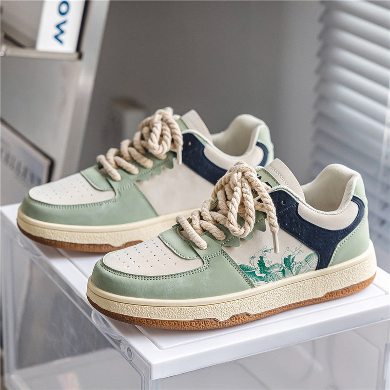 WW | Bequeme Herren Sneaker Mit Dicker Sohle