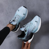 WW | Atmungsaktive Wasserdichte Plateau Sneakers Aus Mesh