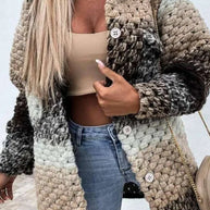 WW - Kleurrijke wollen jas