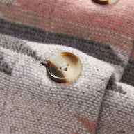 – Gewebte Jacke mit bedrucktem Kragen