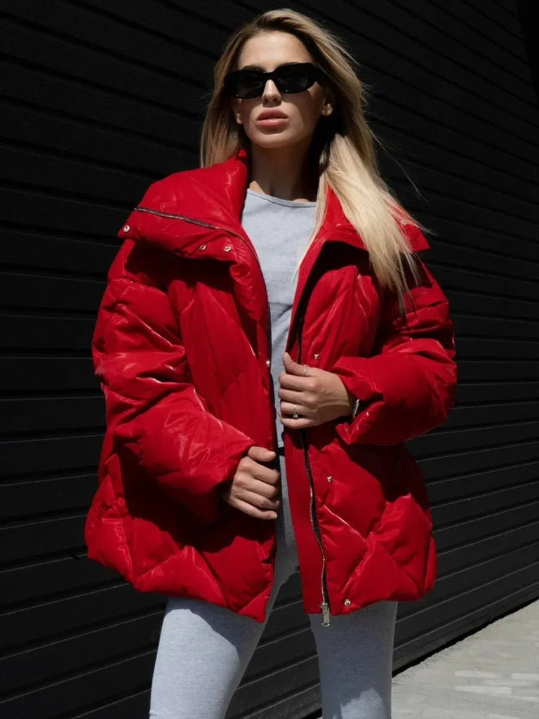 WW | Oversized Puffer mit Reißverschluss