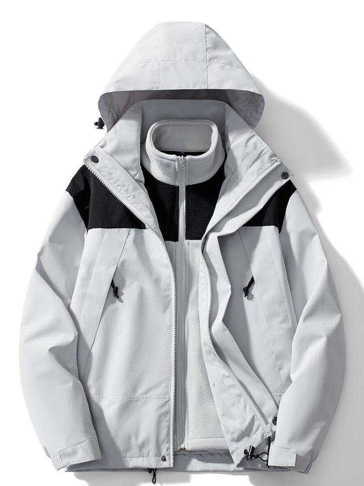 W&W Mode | 3-In-1 Fleece-Winterjacke Mit Kapuze Für Damen