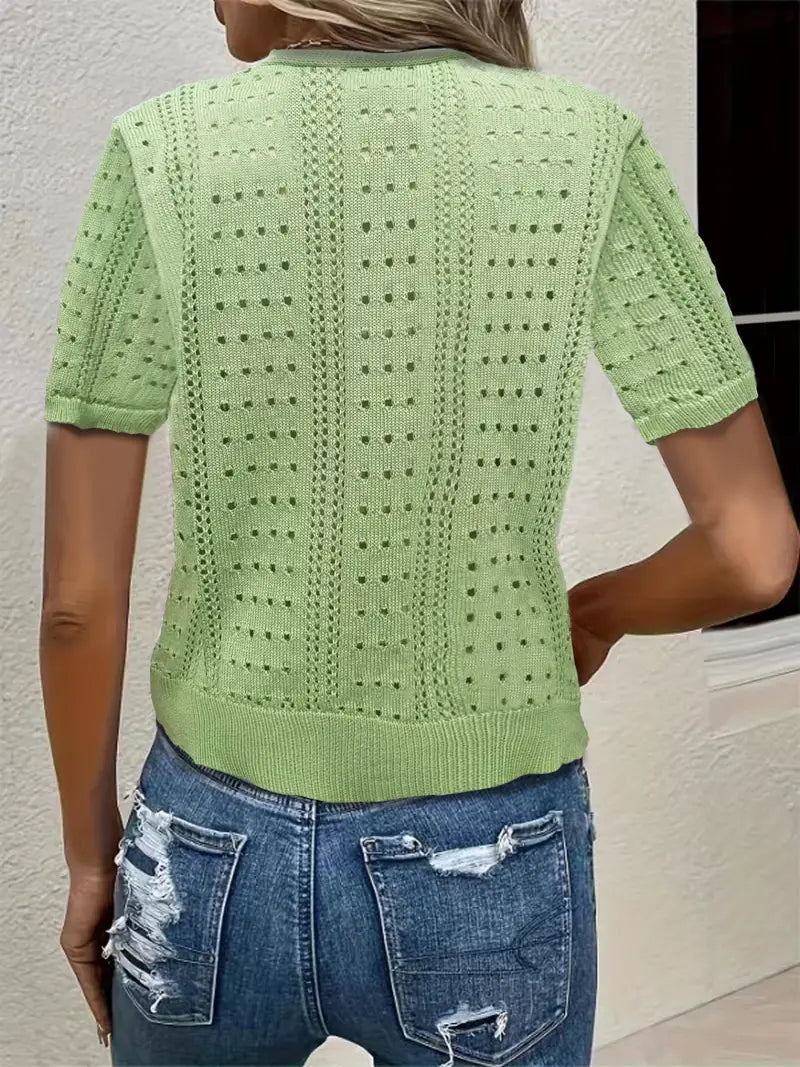 W&W Mode | Vielseitiger Komfort, Elegante Strickjacke Mit V-ausschnitt Für Frauen