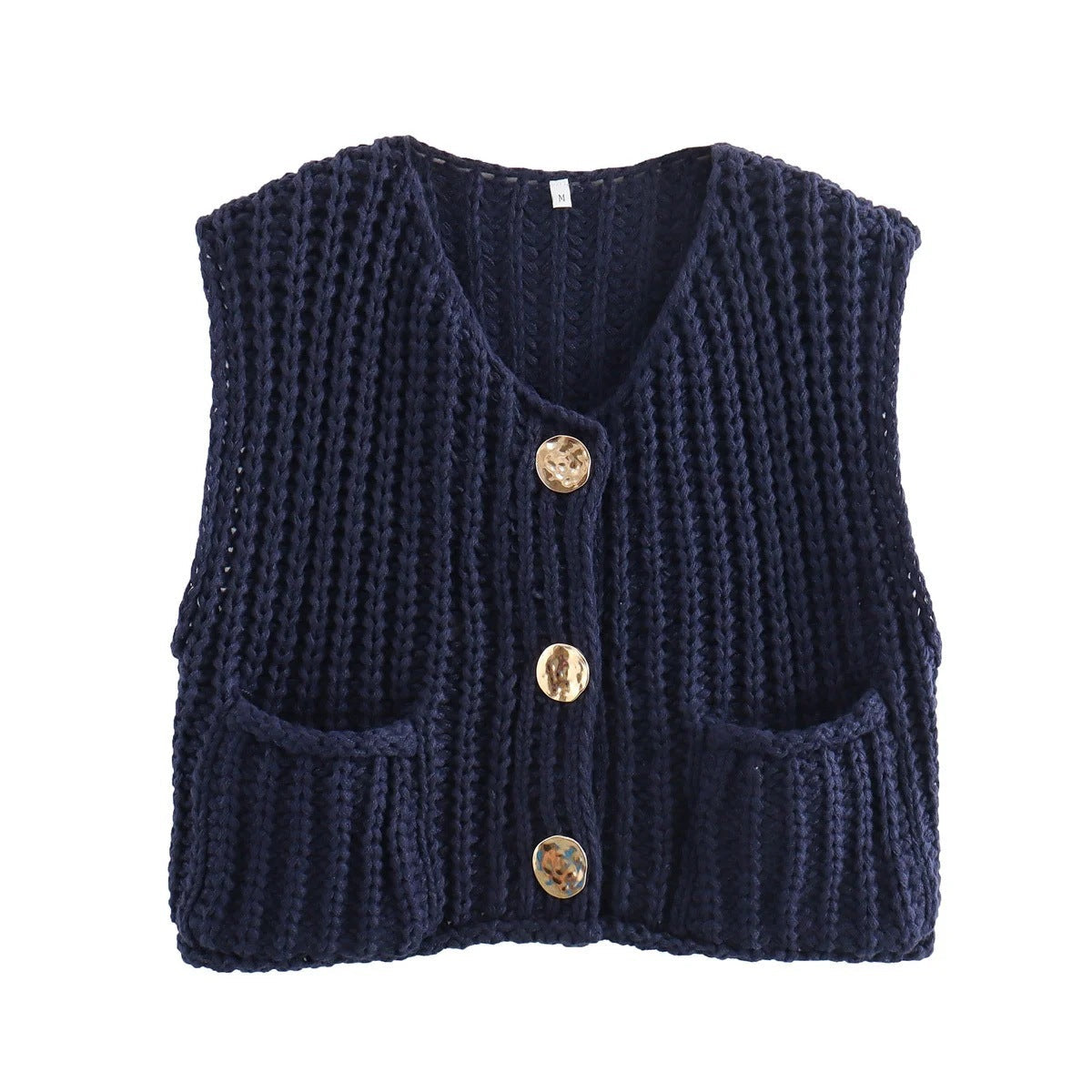 WW | Ärmellose Gestrickte Weste