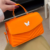 WW | Modische einfarbige Schultertasche und Umhängetasche