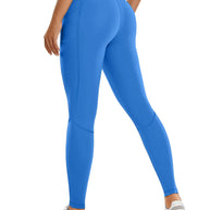 WW | Schnell Trocknende Damen Yogalegging Mit Hohem Bund Und Tasche