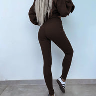 WW | Damenanzug Im Lockeren Stil Mit Langen Ärmeln – Winterset