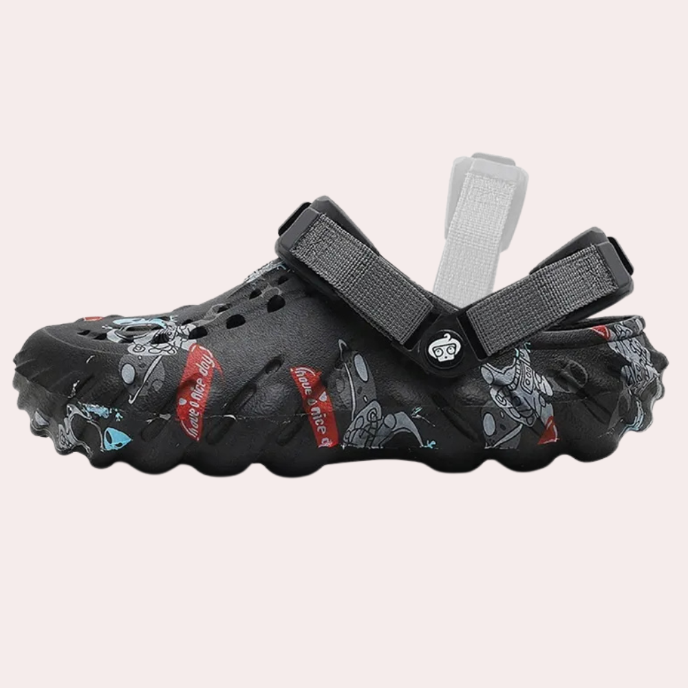 WW | Modische Graffiti Sandalen Für Herren