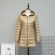 – Puffermantel mit Kapuze