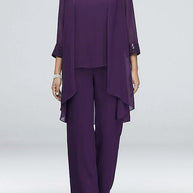 WW | Elegantes Dreiteiliges Strickjacken Set