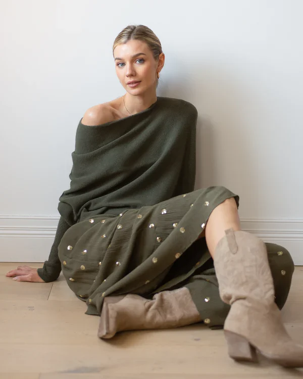 Mariemi™ - Asymmetrisch Drapierter Pullover