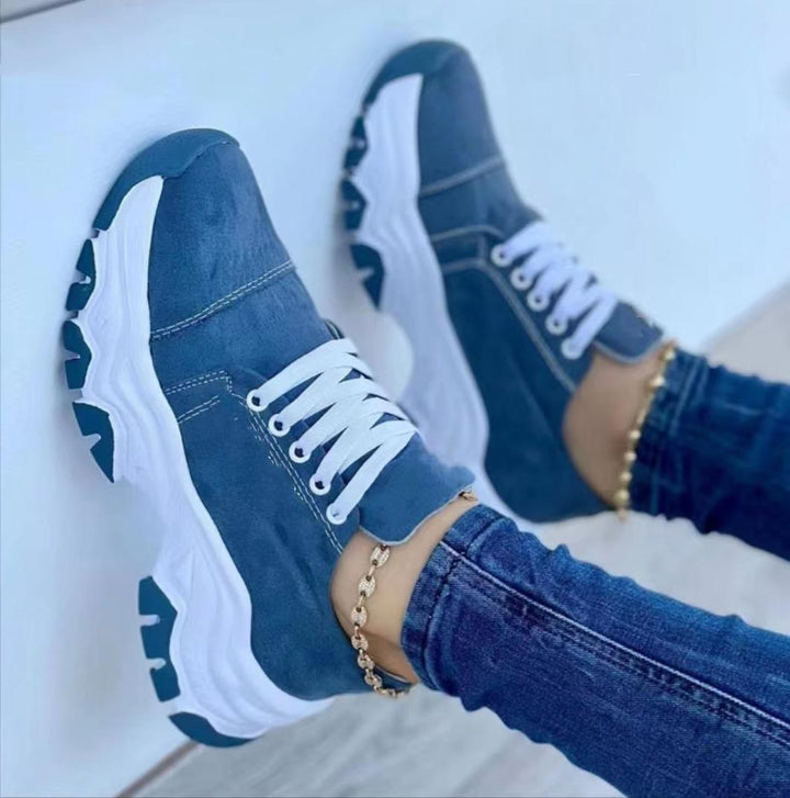 W&W Mode Sportschuhe für Damen-Spaziergänge und lässige Freizeit