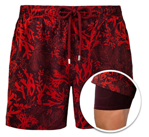 WW | Doppellagige Strandshorts Für Herren