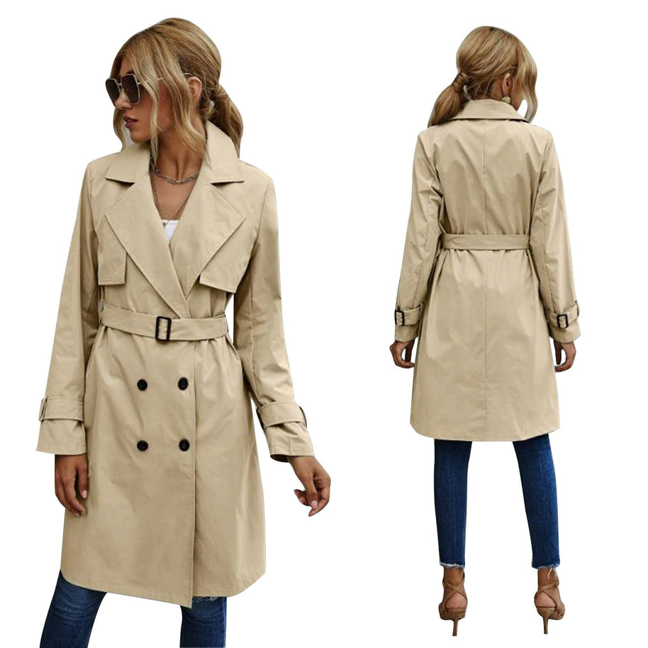 WW und Winter Trenchcoat Jacke Damen