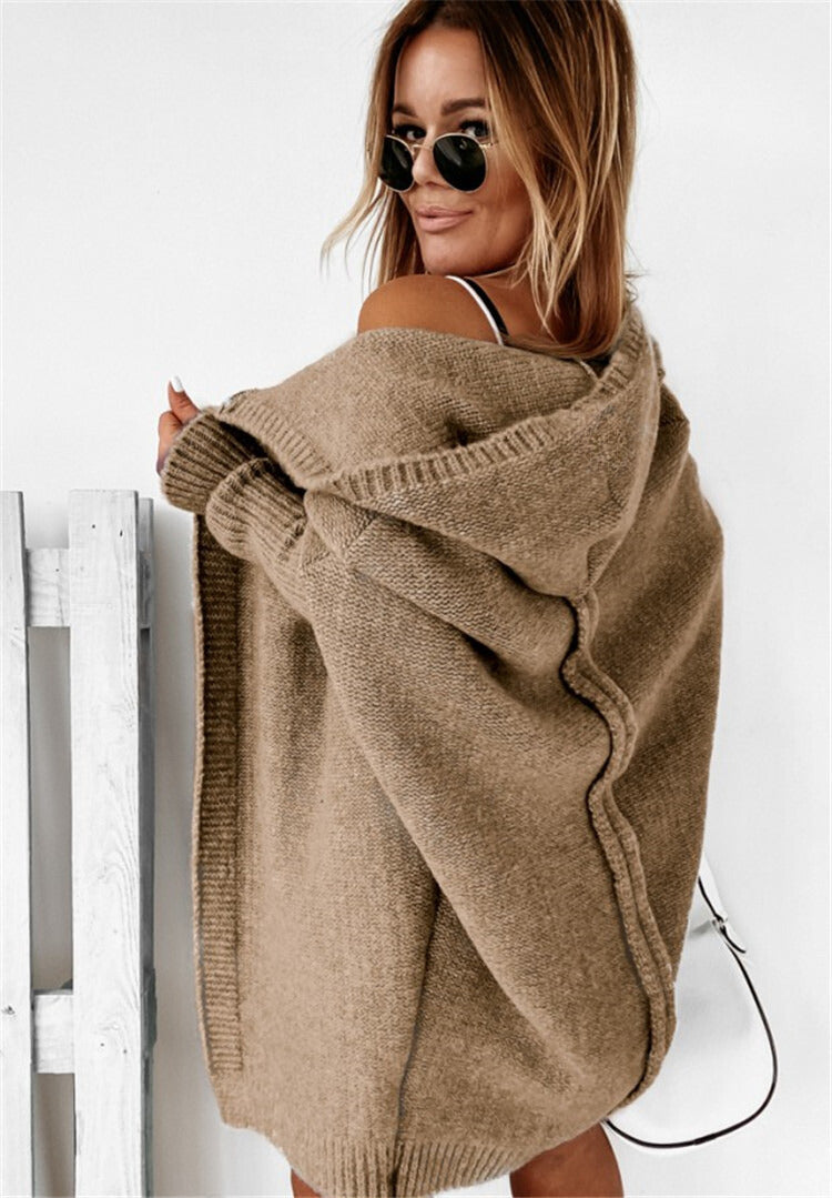 WW | gestrickte Cardigan - oversized Damenpullover