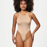 WW | Vollgröße Rundhalsweite Träger Bodysuit