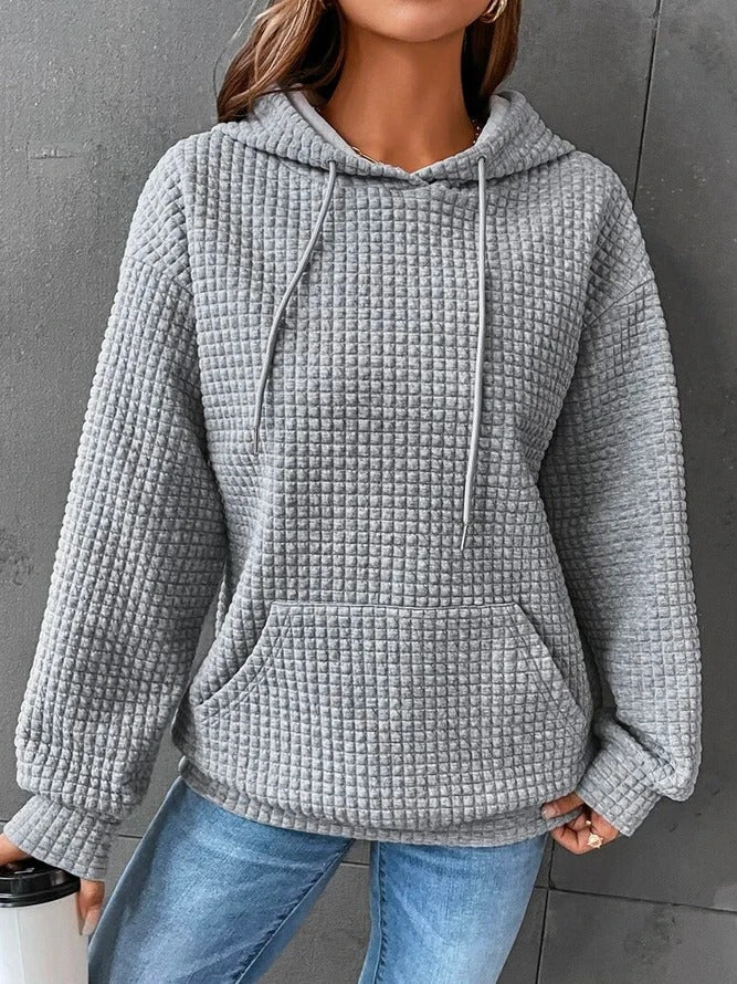 W&W Mode | Casual Hoodie Einfarbig für Damen