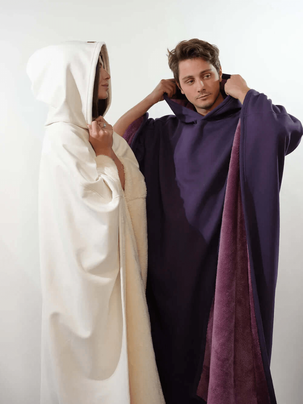Oversize-Decken-Hoodie in Einheitsgröße