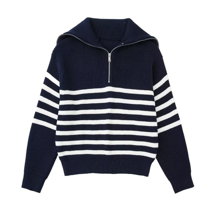 W&W Mode | All Match Wollpullover Mit Offenem Kragen