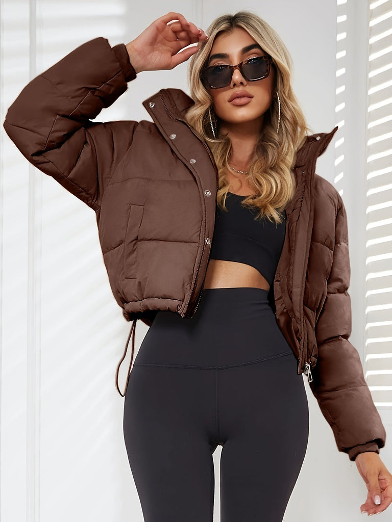 WW | Pufferjacke mit Kordelzug und Taschen für Frauen