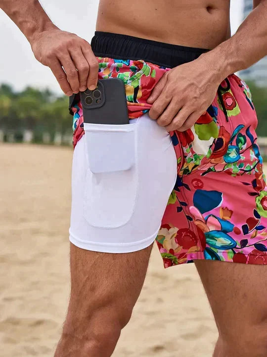 W&W Mode | Sommer Badeshorts Schnell Trocknend, Leicht & Atmungsaktiv Strandbekleidung
