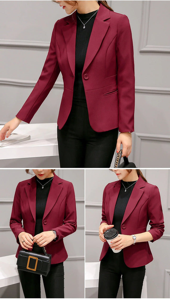 W&W Mode Lässig Taschen Kurz Blazer