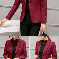 Lässig Taschen Kurz Blazer